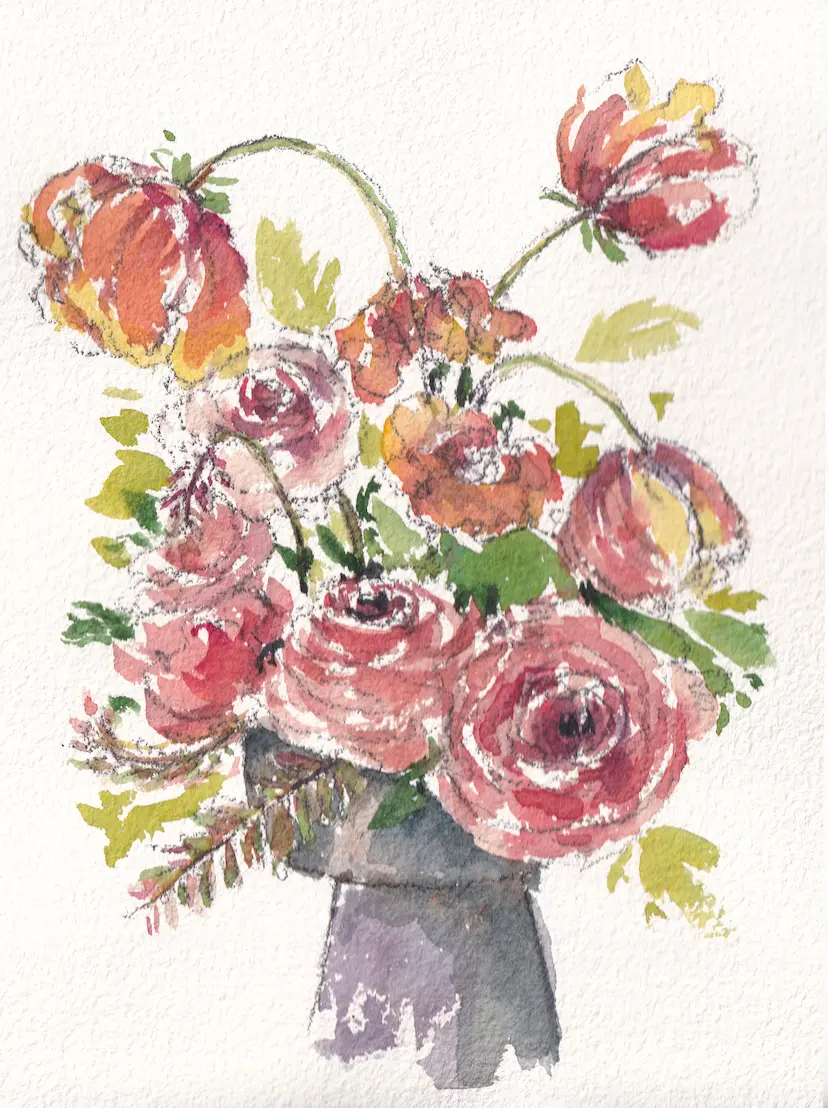 Watercolour painting